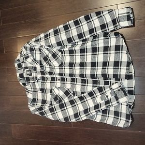 100% Cotton Plaid Button Down Shirt
